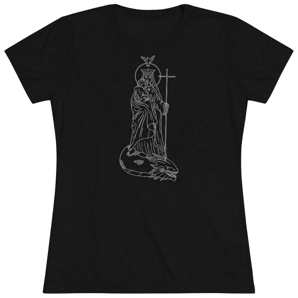 Women's Our Blessed Mother Premium T-Shirt