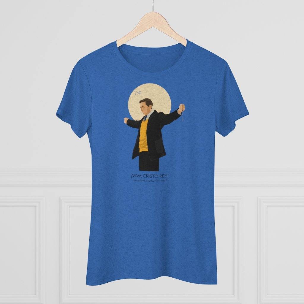 Women's Blessed Fr. Miguel Pro Premium T-Shirt - CatholicConnect.shop