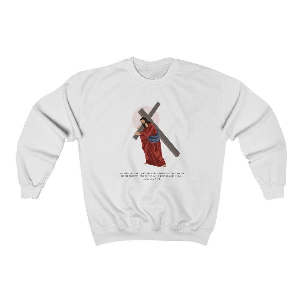 Jesus Christ - Blessed are the persecuted Unisex Sweatshirt
