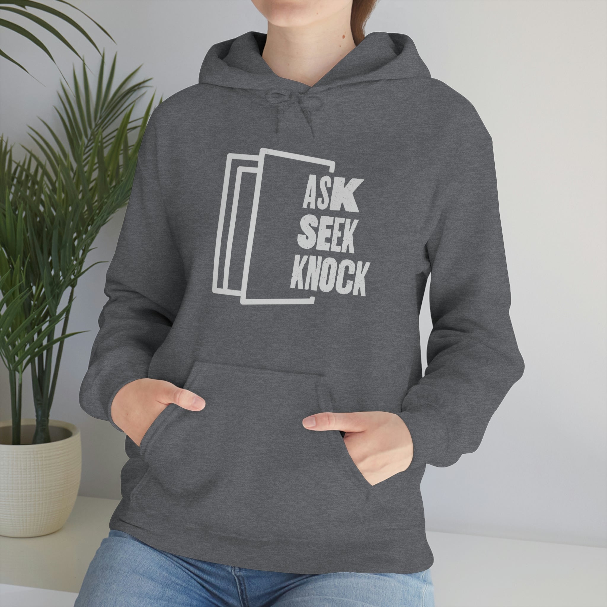 Ask. Seek. Knock Unisex Hoodie
