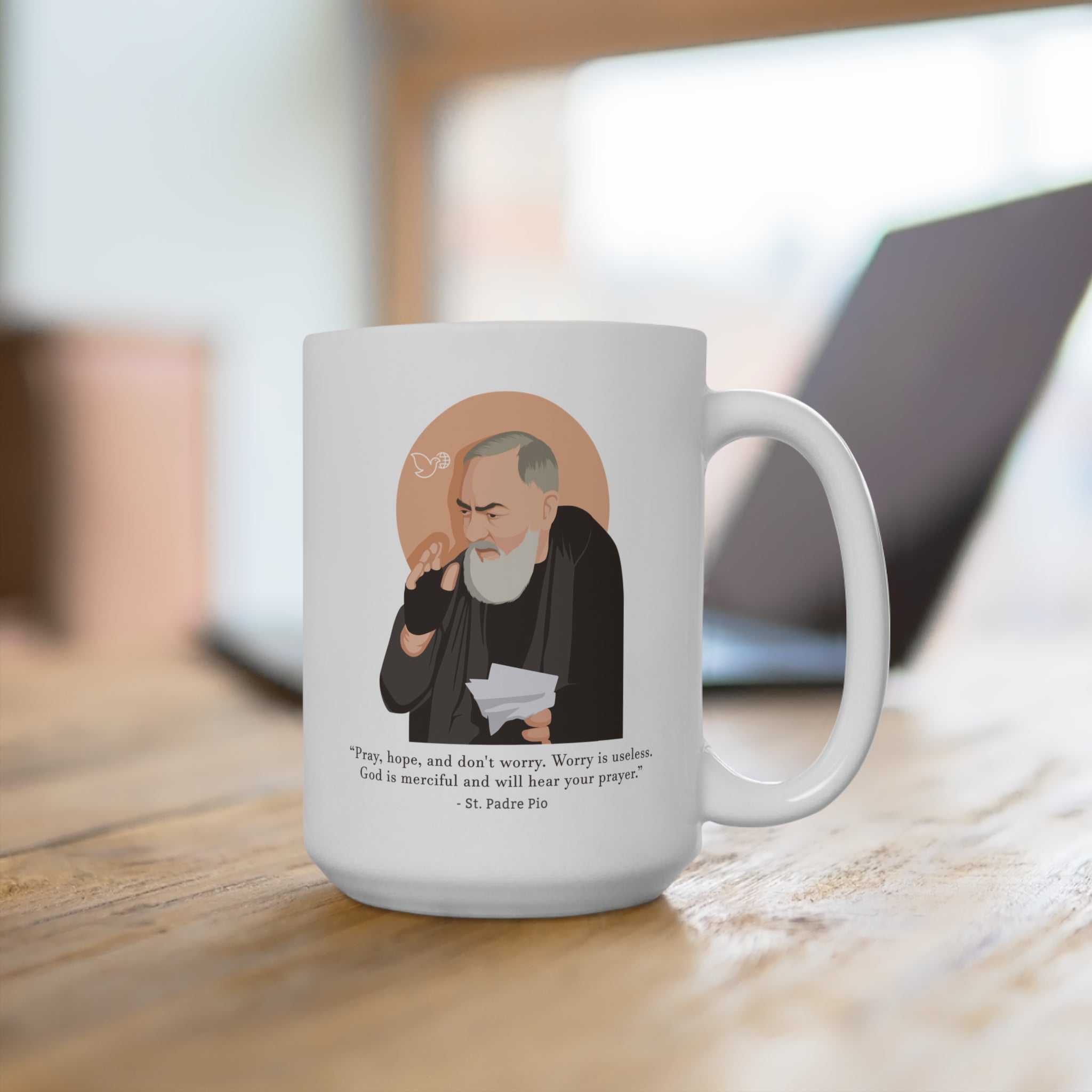 Saint Padre Pio Coffee Mug 15oz