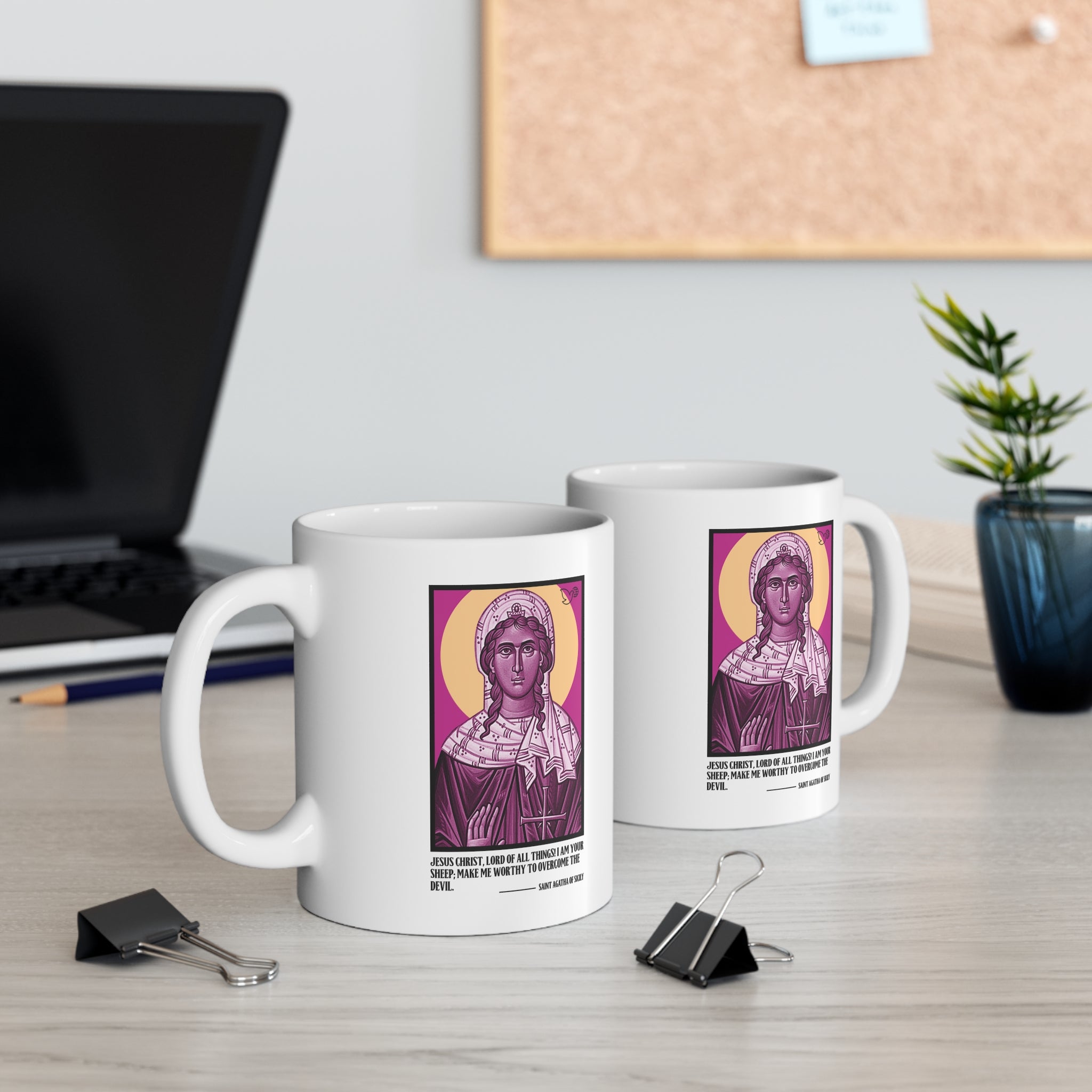 Saint Agatha Coffee Mug