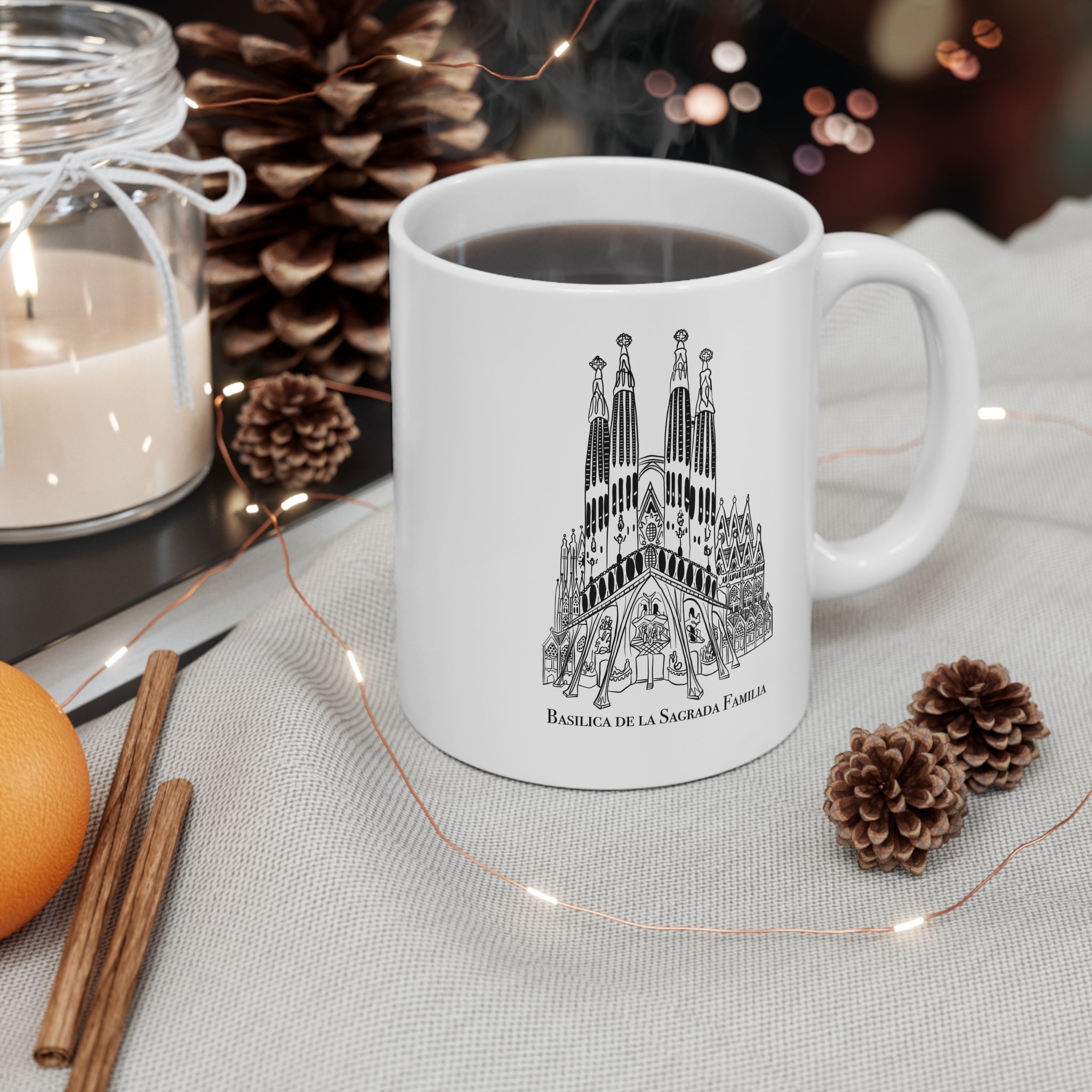 Basilica De La Sagrada Familia Coffee Mug