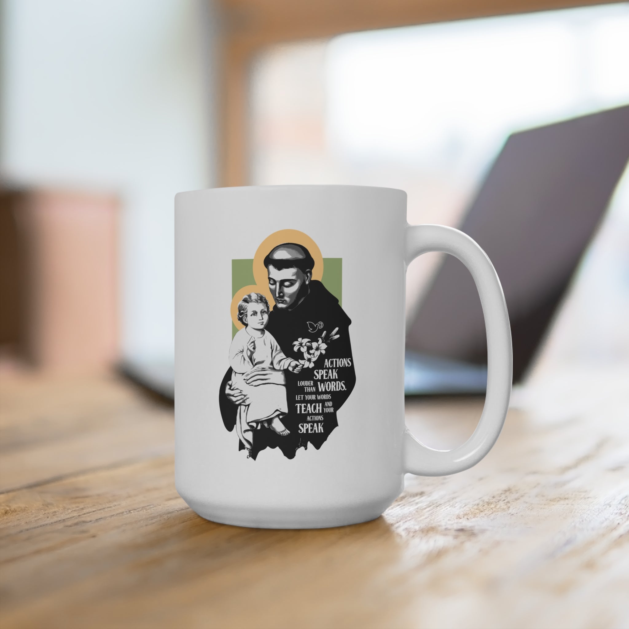 St. Anthony of Padua Coffee Mug 15oz