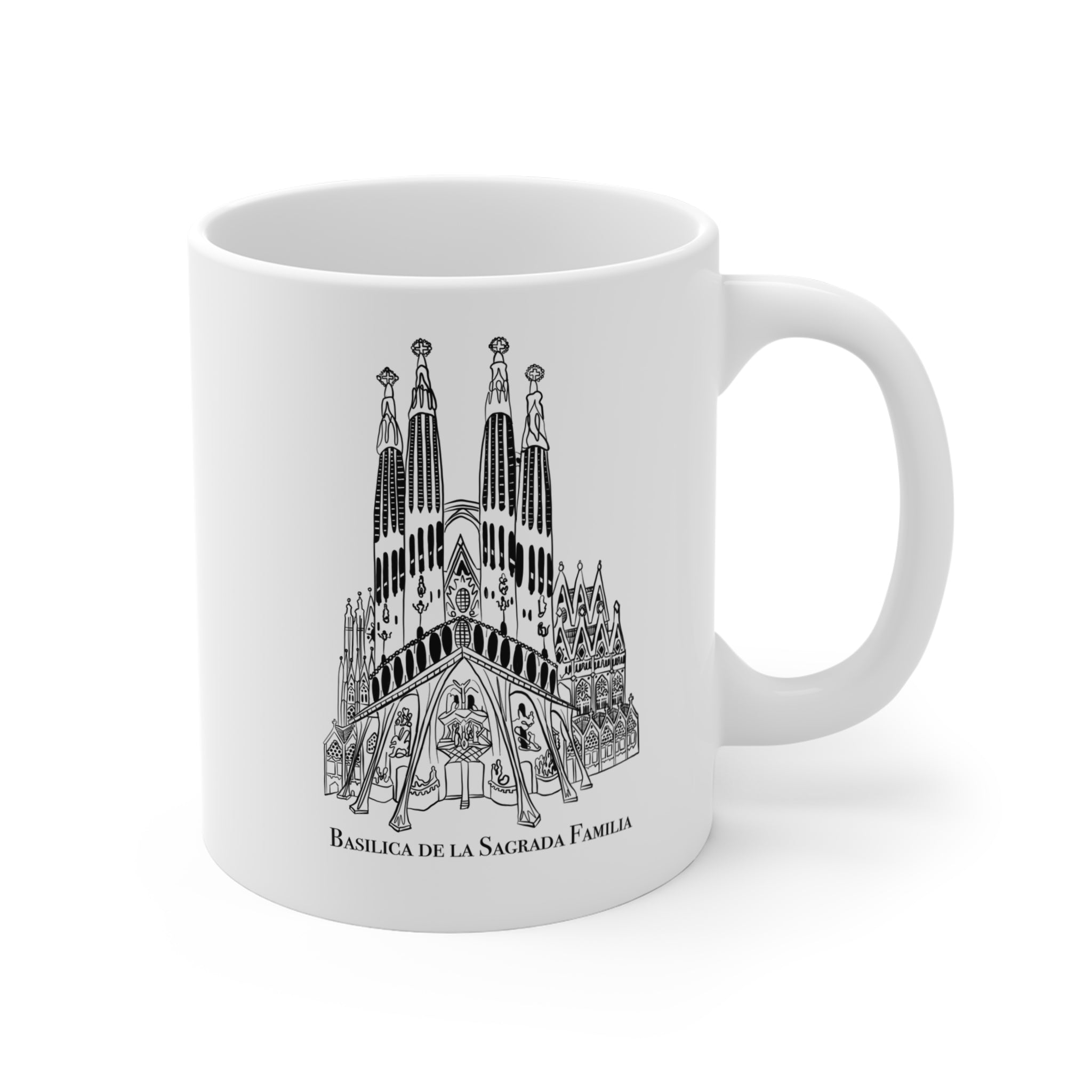 Basilica De La Sagrada Familia Coffee Mug