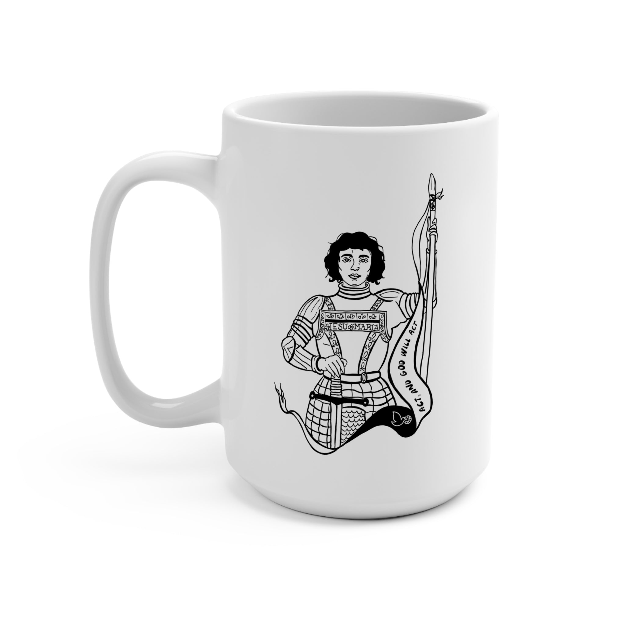 St. Joan of Arc Coffee Mug 15oz