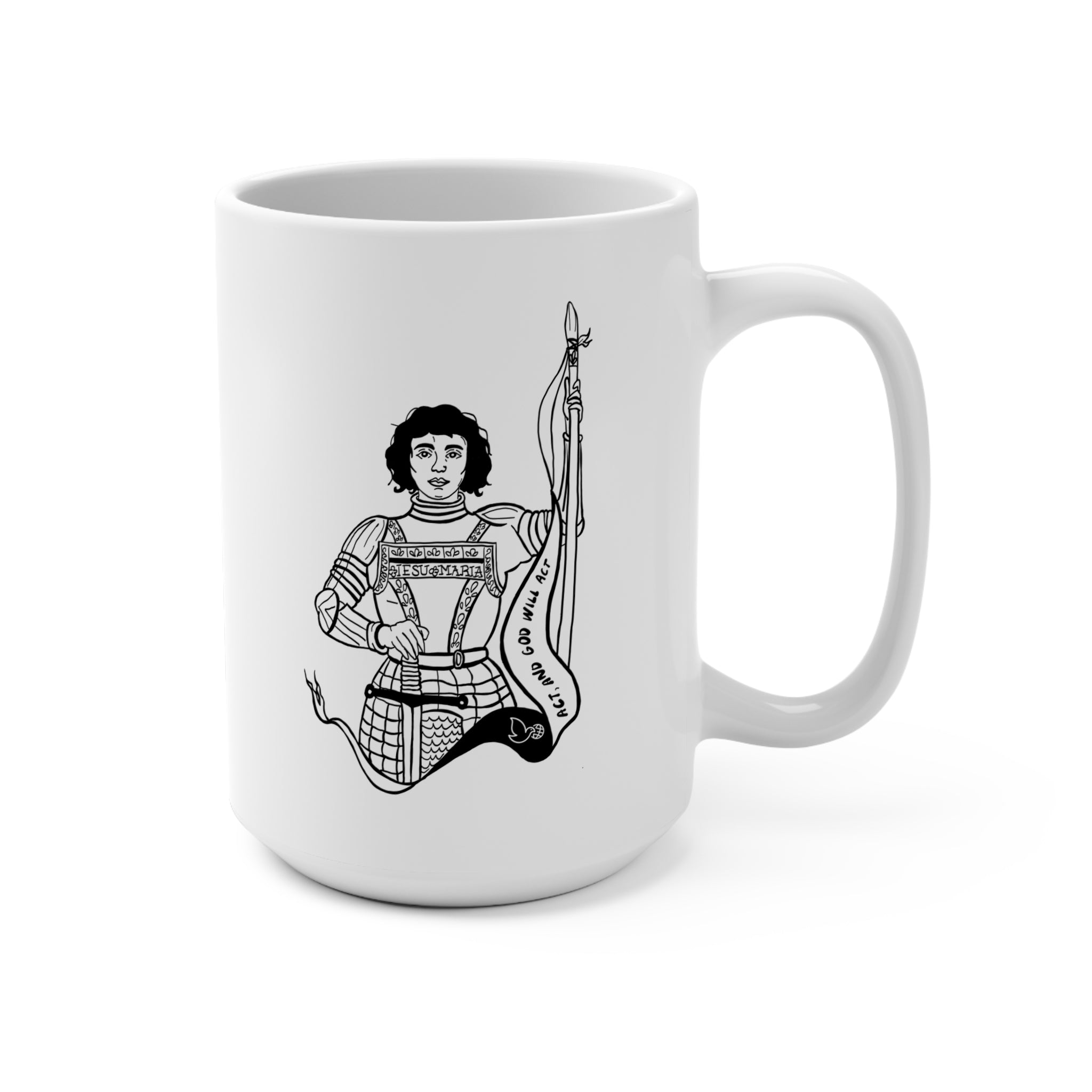 St. Joan of Arc Coffee Mug 15oz