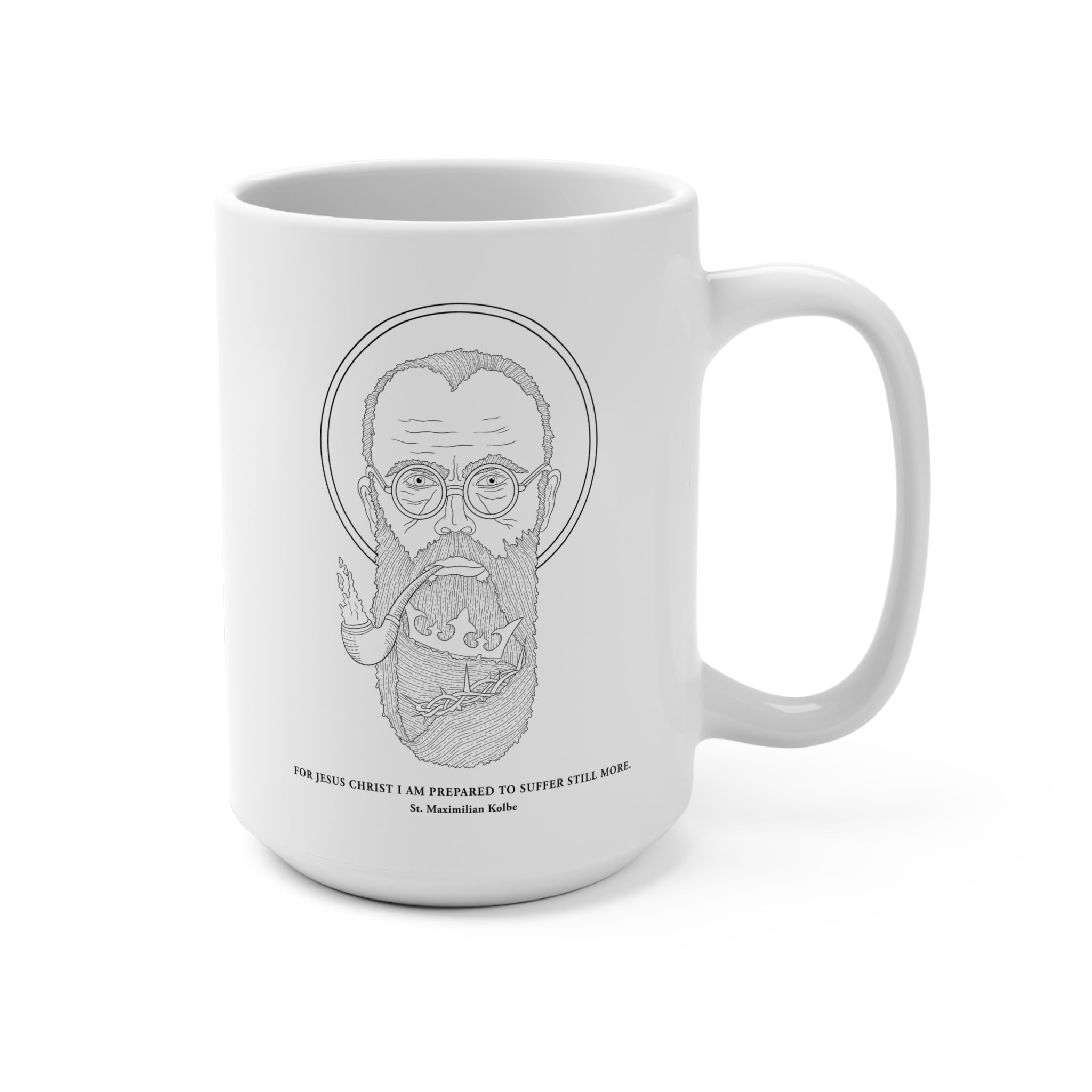 St. Maximilian Kolbe Mug 15oz