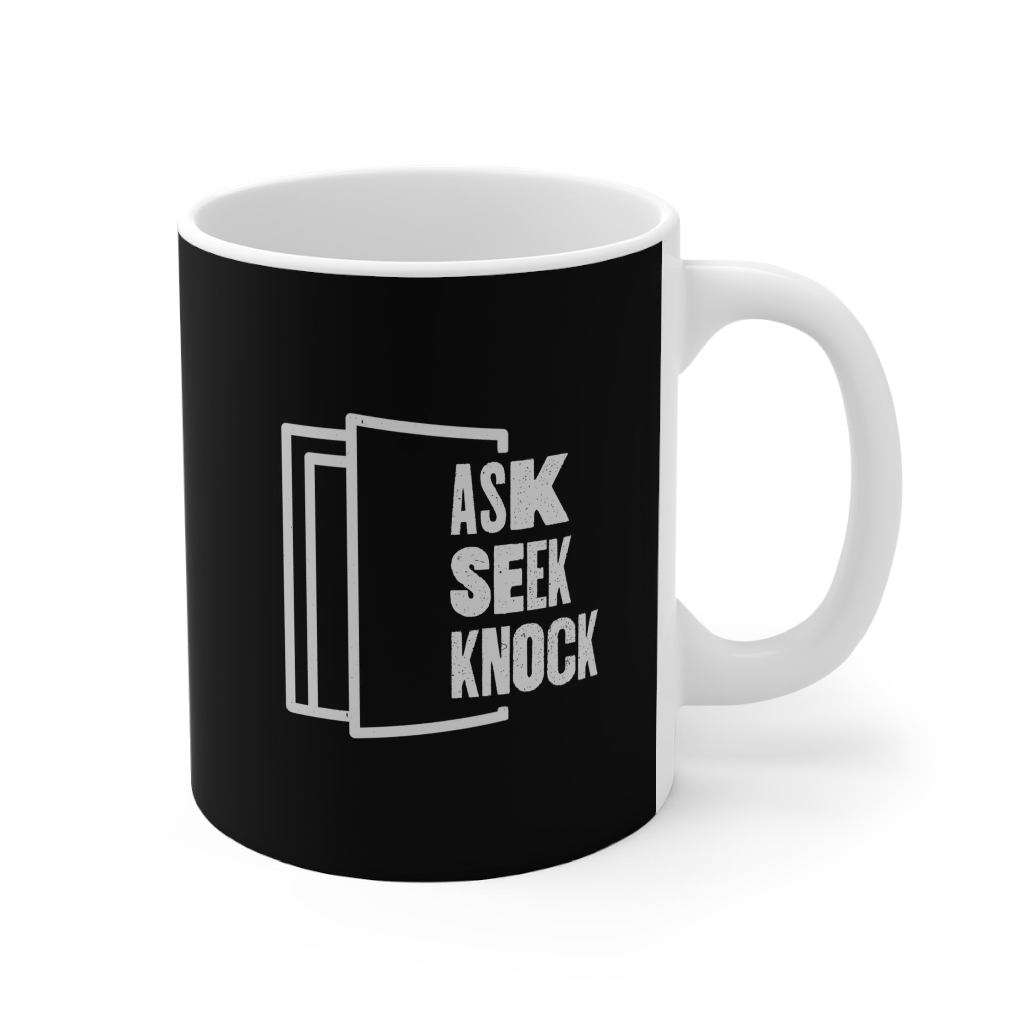 Ask. Seek. Knock Coffee Mug