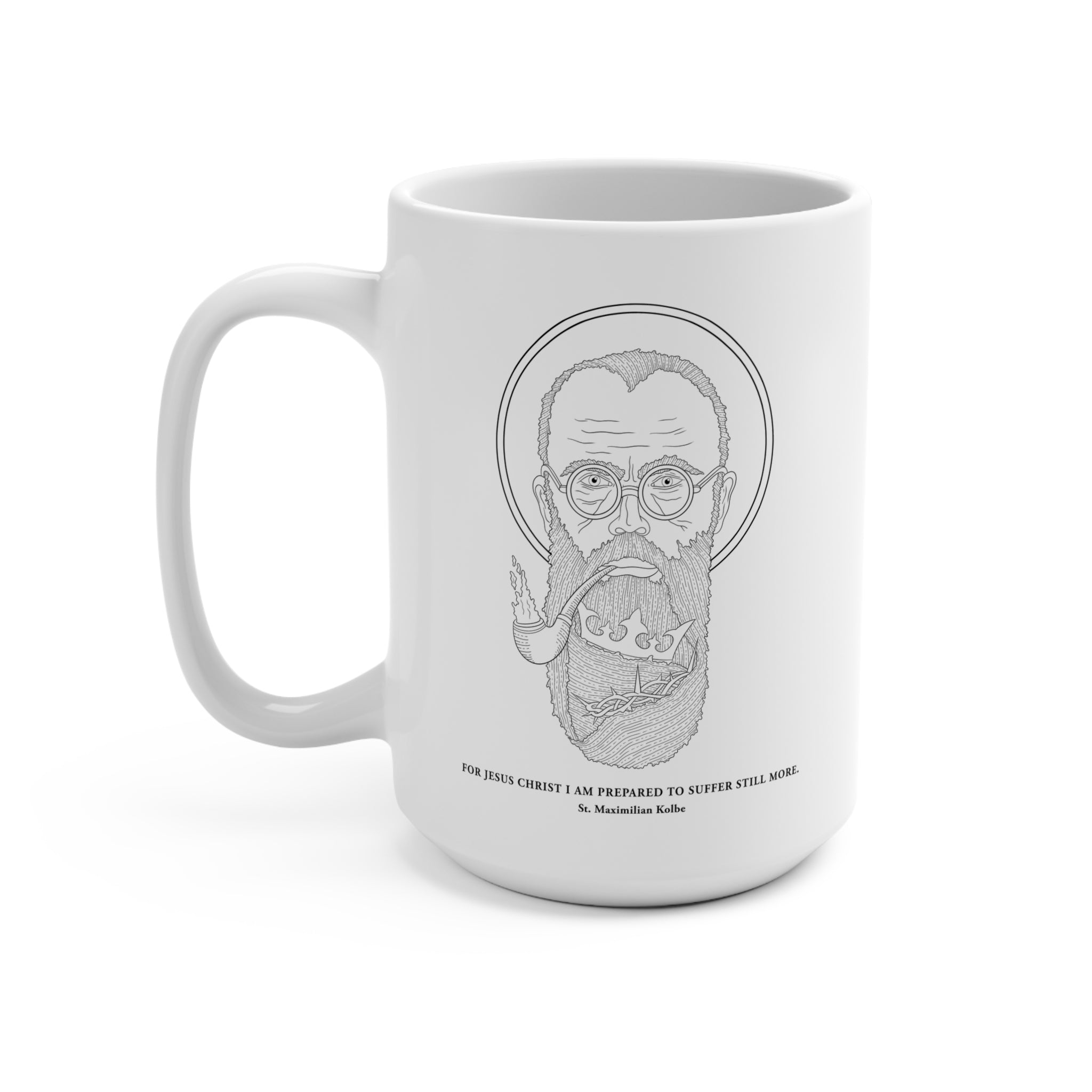 St. Maximilian Kolbe Mug 15oz