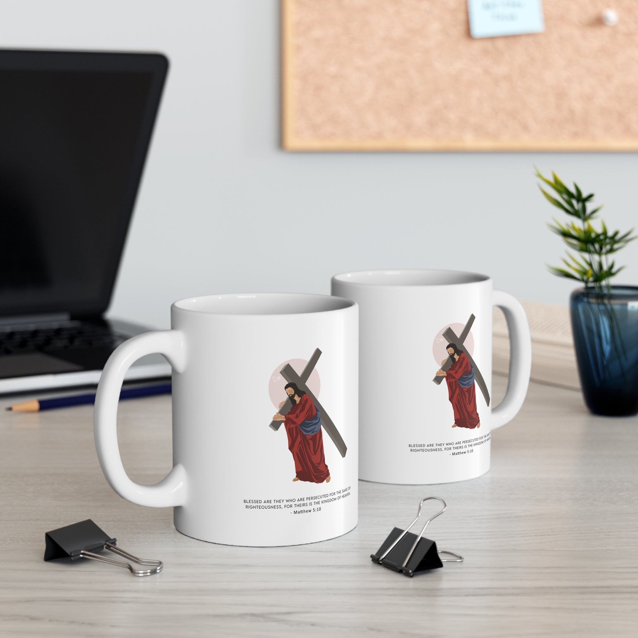 Jesus Christ - Blessed are the persecuted Coffee Mug