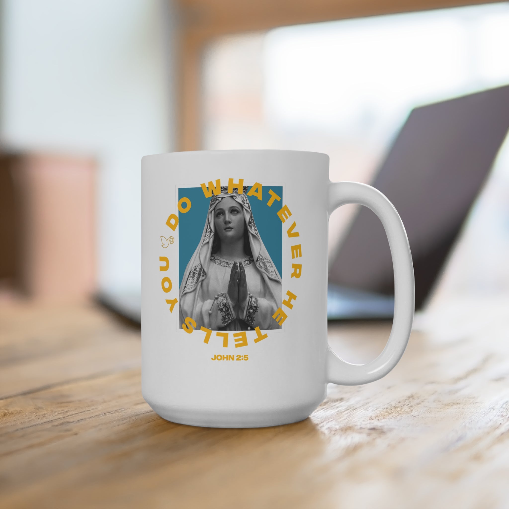 Our Lady of Lourdes Coffee Mug 15oz