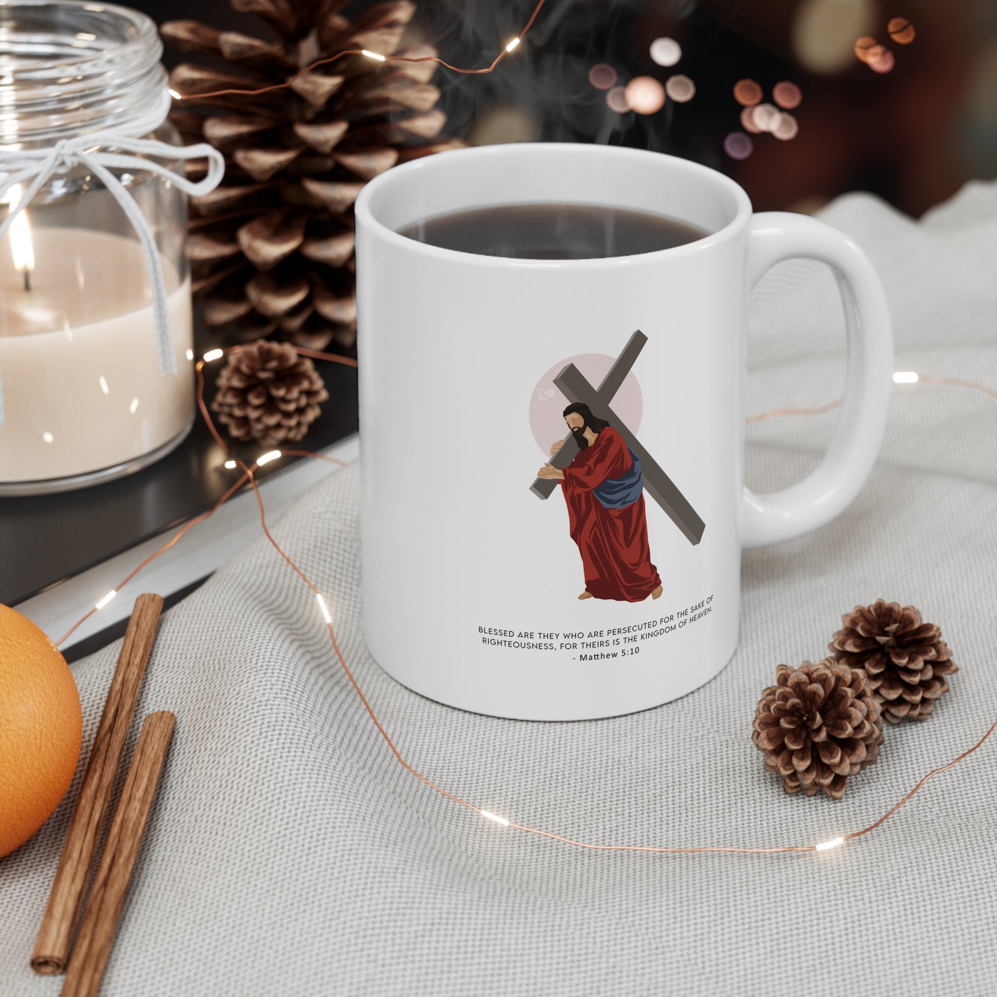 Jesus Christ - Blessed are the persecuted Coffee Mug