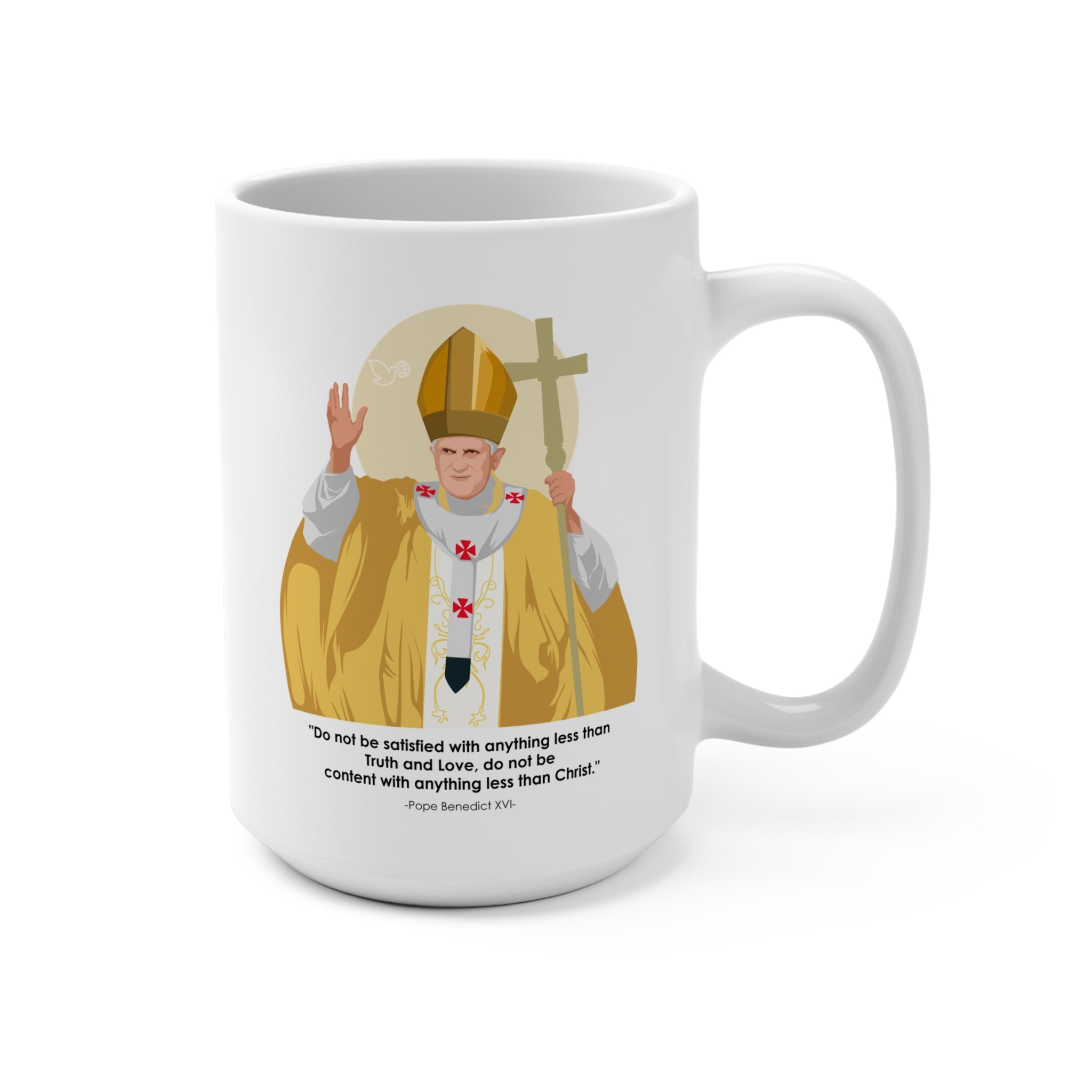 Pope Benedict XVI Coffee Mug 15oz