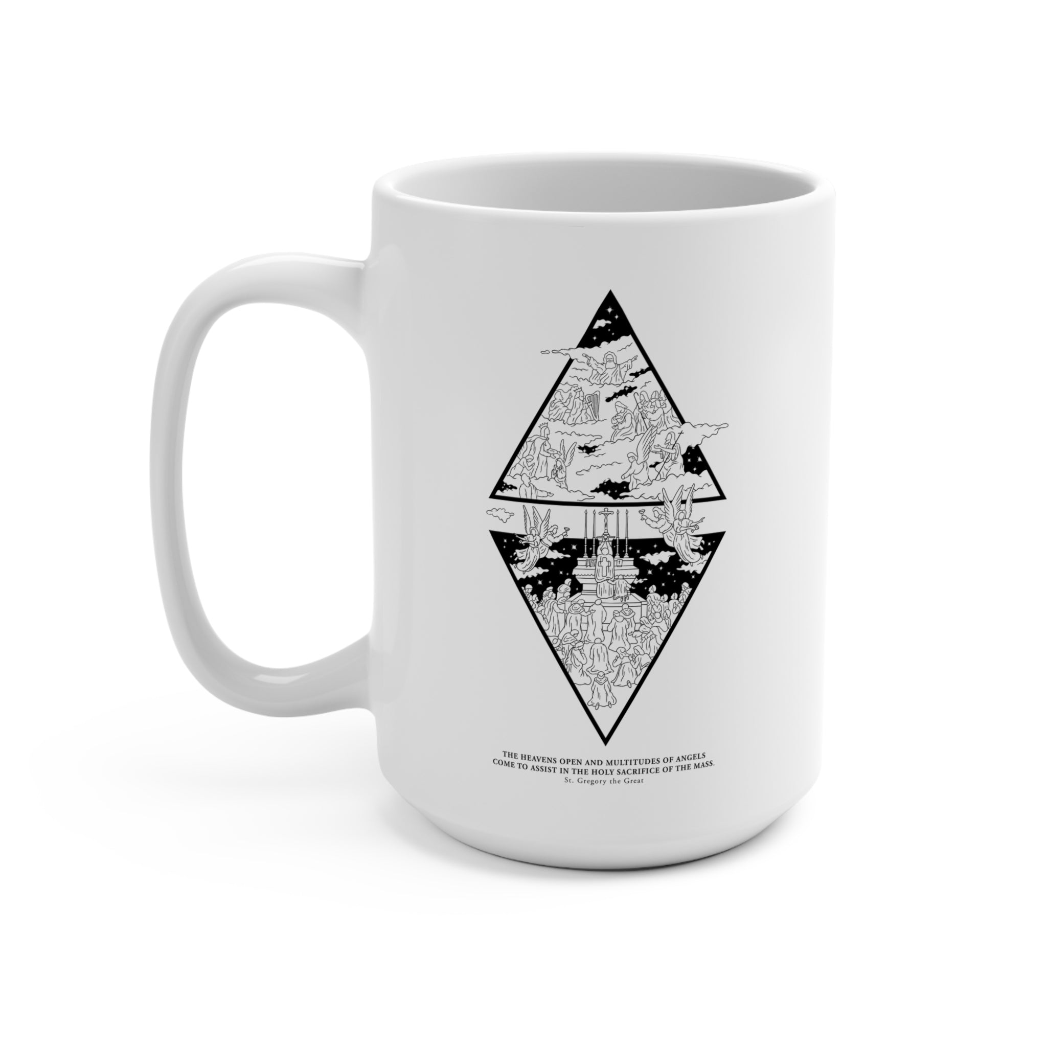 The Holy Mass Coffee Mug 15oz