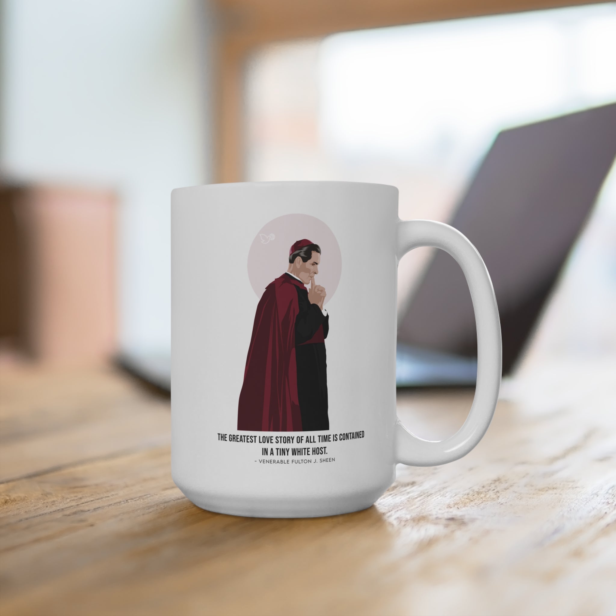 Fulton J. Sheen Coffee Mug 15oz