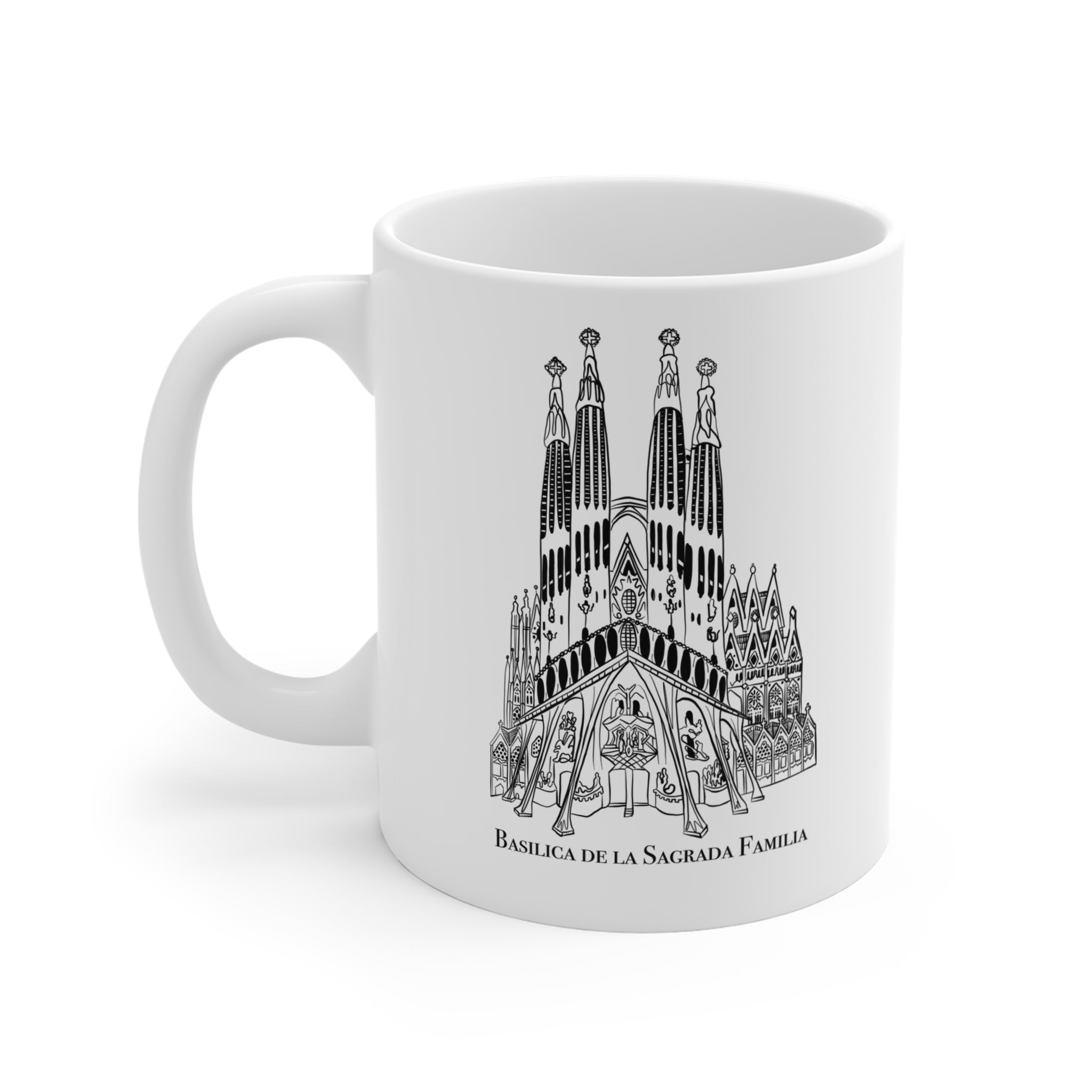 Basilica De La Sagrada Familia Coffee Mug