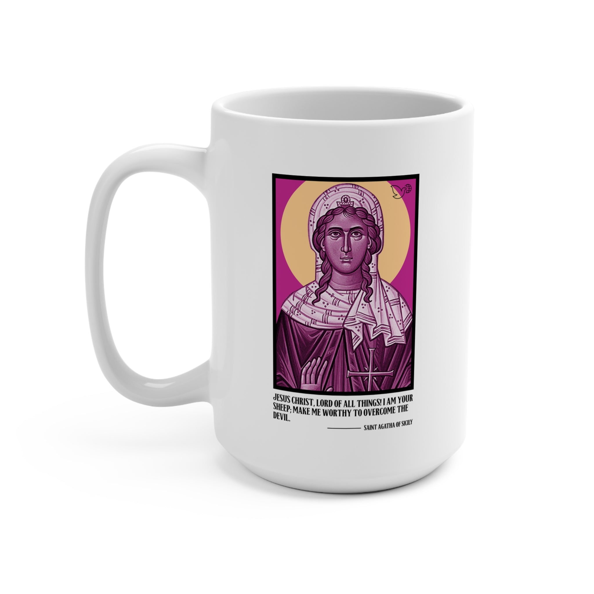 Saint Agatha Coffee Mug 15oz