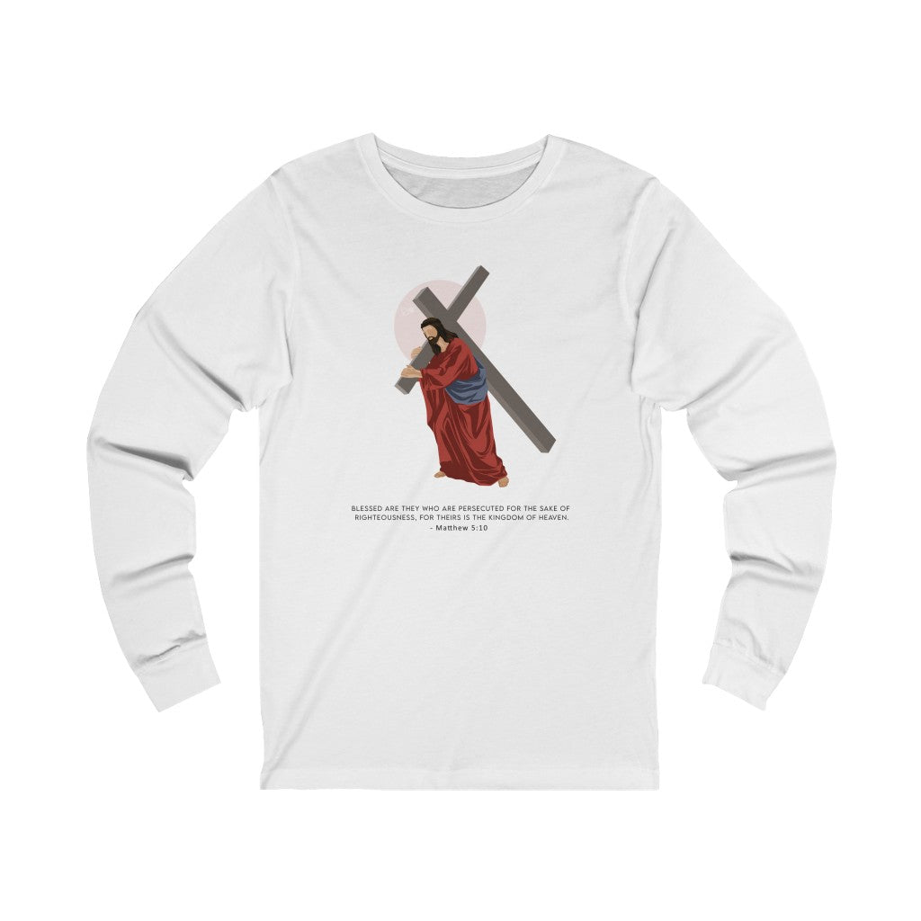 Jesus Christ - Blessed are the persecuted Unisex Long Sleeve