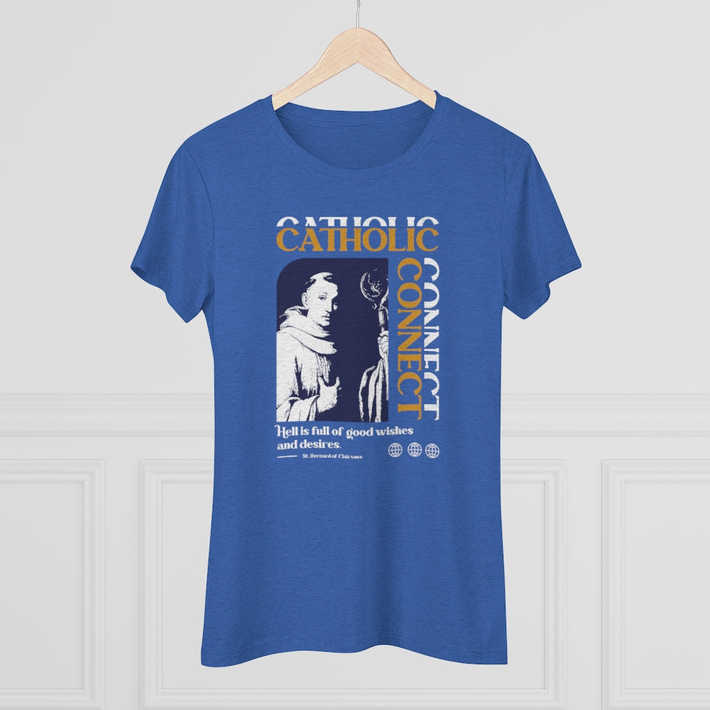 Women's Saint Bernard of Clairvaux Premium T-shirt