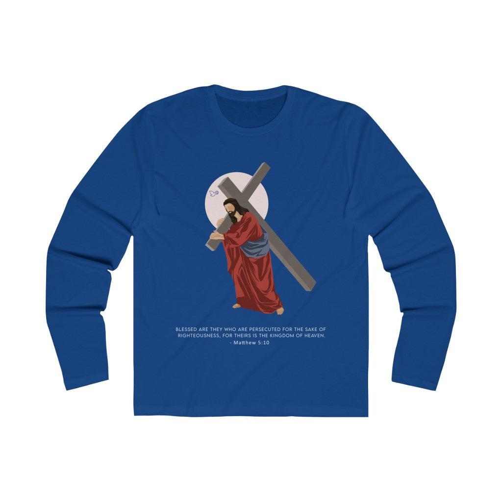 Men's Jesus Christ - Blessed are the persecuted Premium Long Sleeve