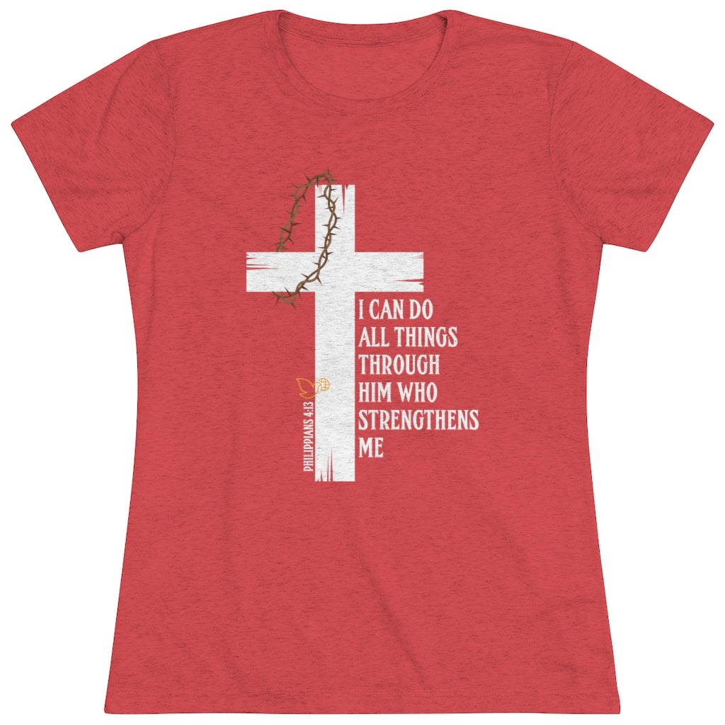 Women's The Holy Cross Premium T-shirt