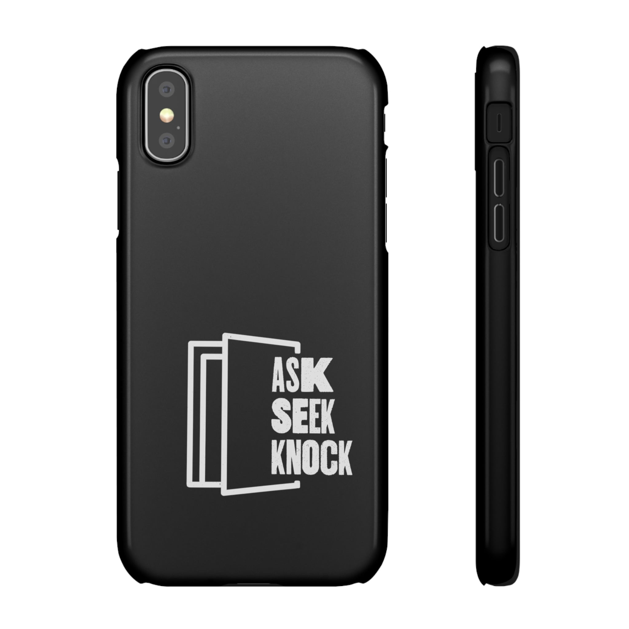Ask. Seek. Knock. Phone Cases