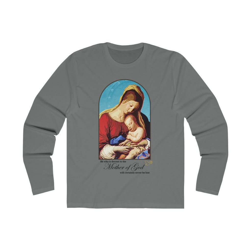 Men's Mary, Mother of God Premium Long Sleeve