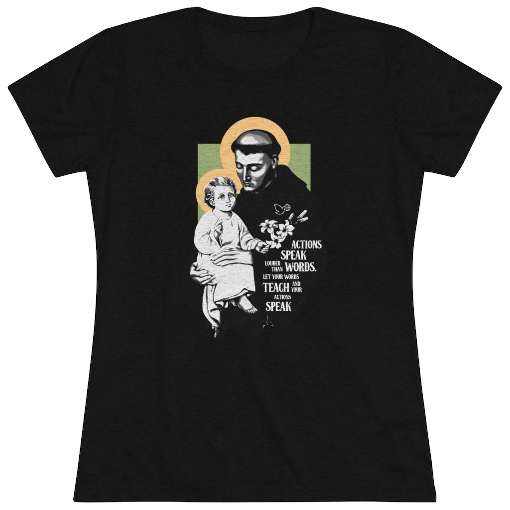 Women's St. Anthony of Padua Premium T-shirt
