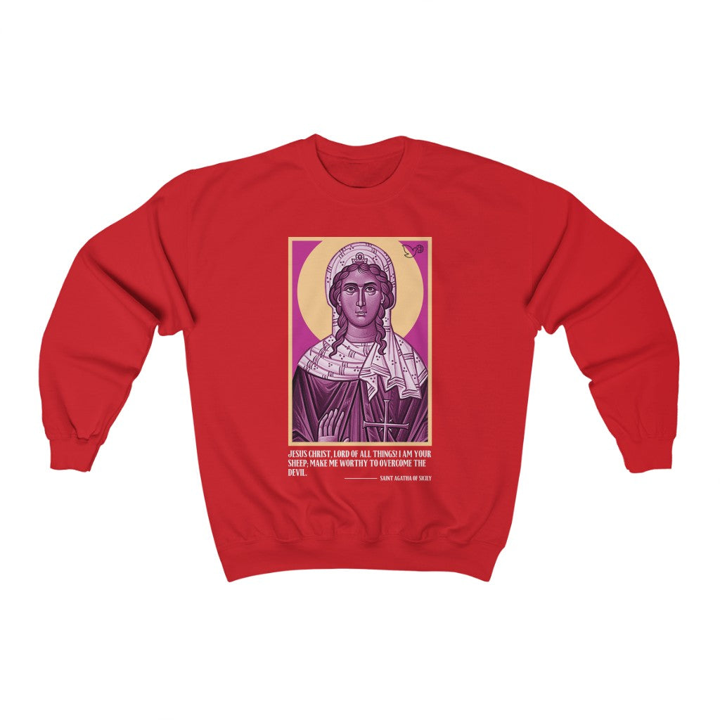 Saint Agatha Unisex Sweatshirt
