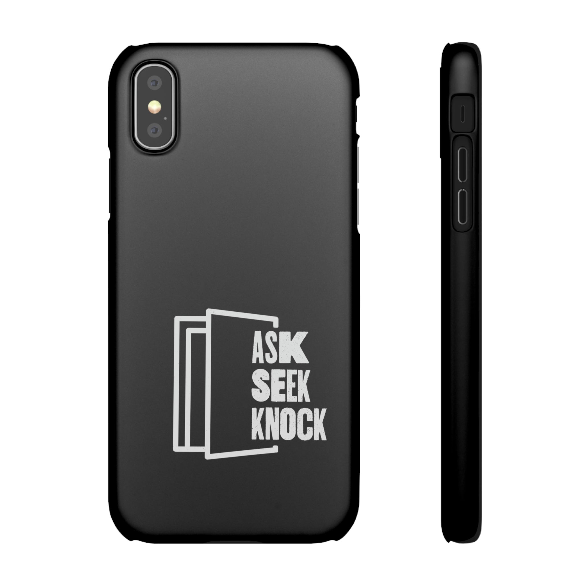 Ask. Seek. Knock. Phone Cases