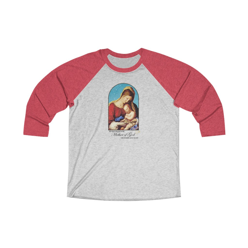Mary, Mother of God Unisex Baseball Shirt