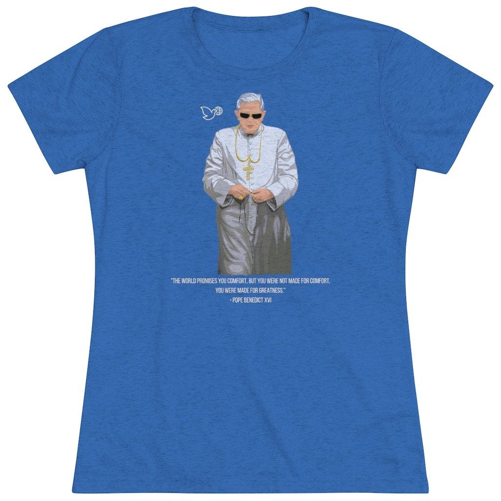 Women's Pope Benedict XVI Premium T-Shirt - CatholicConnect.shop