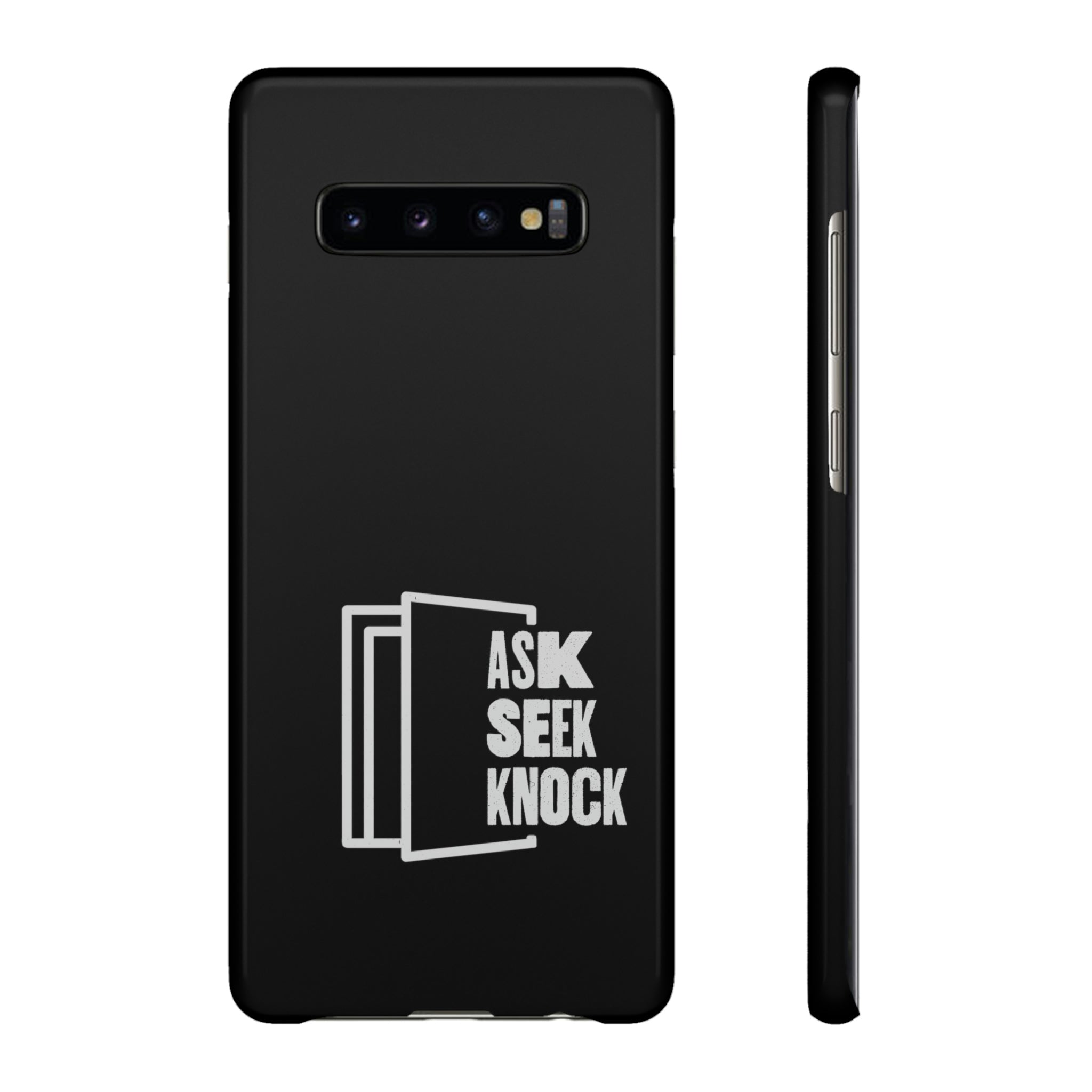 Ask. Seek. Knock. Phone Cases