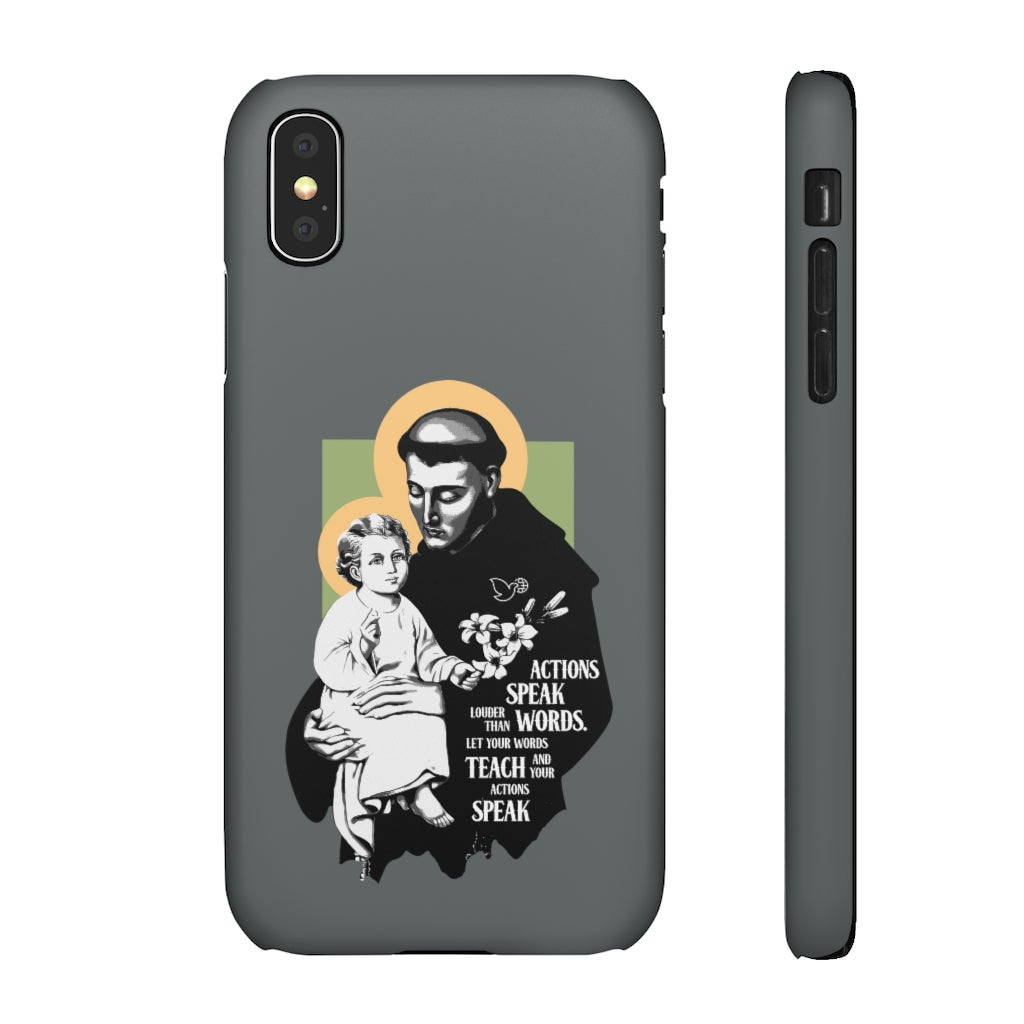 St. Anthony of Padua Phone Snap Cases