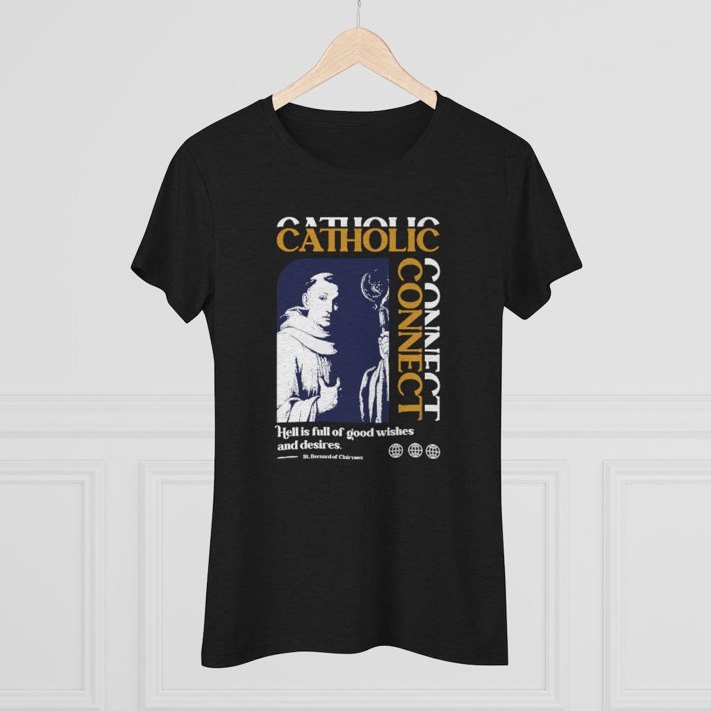 Women's Saint Bernard of Clairvaux Premium T-shirt