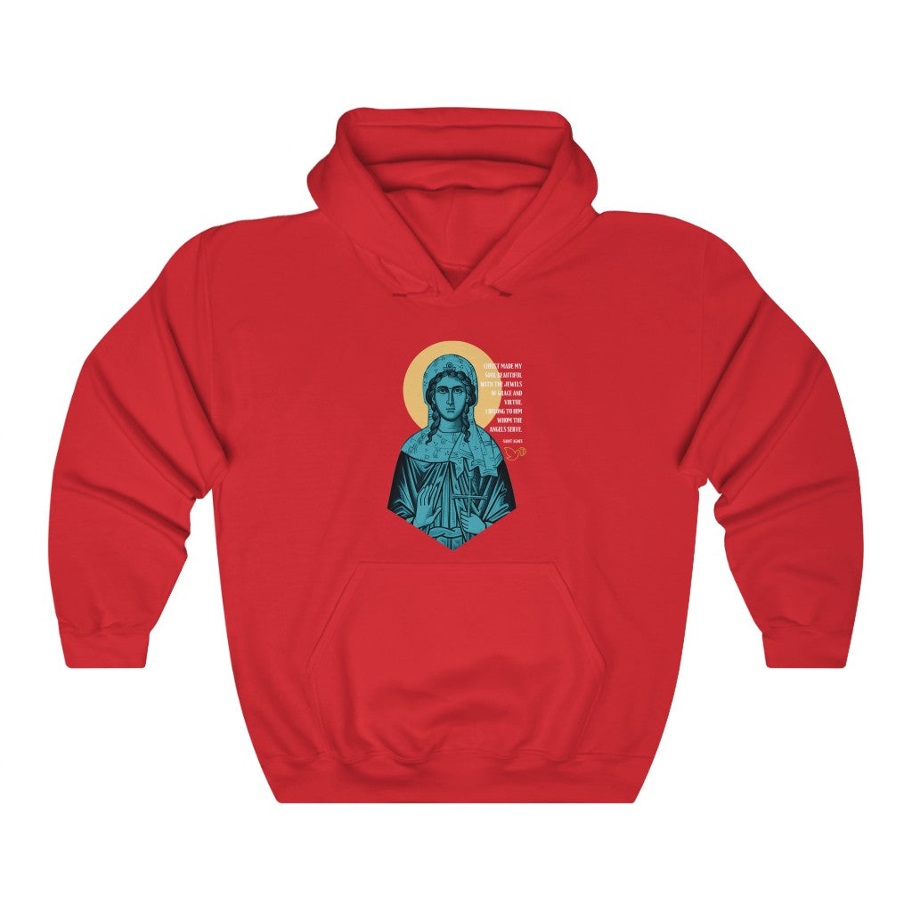 Saint Agnes of Rome Unisex Hoodie