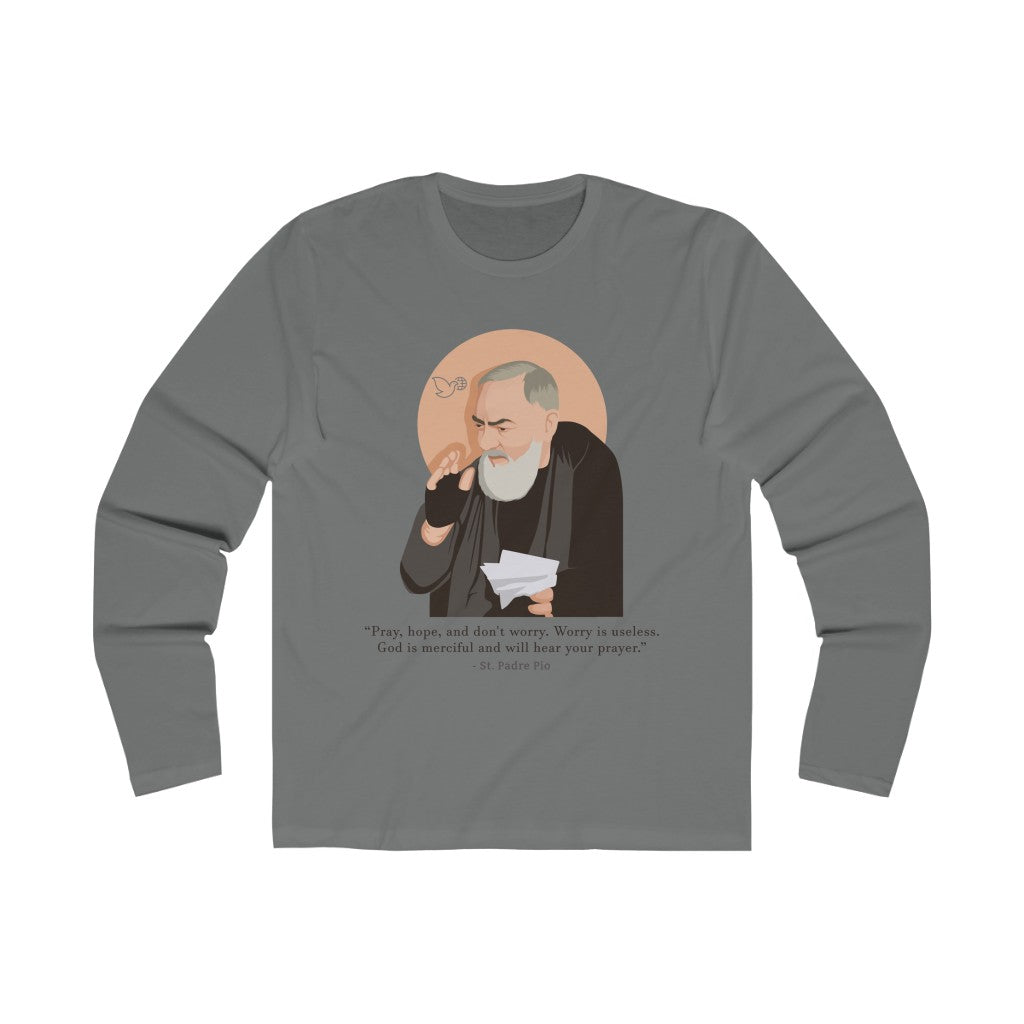 Men's Saint Padre Pio Premium Long Sleeve