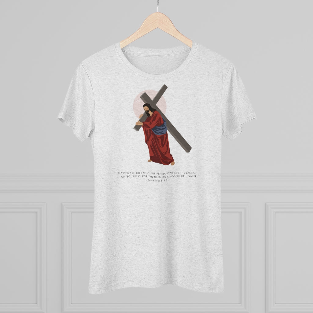 Women's Jesus Christ - Blessed are the persecuted Premium T-Shirt