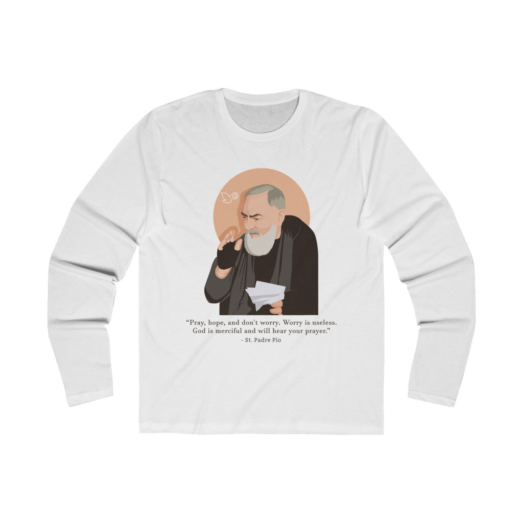Men's Saint Padre Pio Premium Long Sleeve