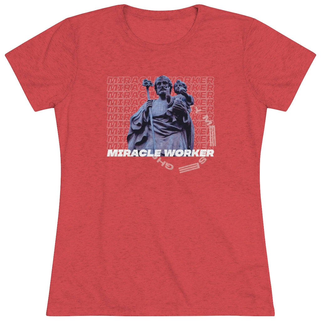 Women's St. Joseph Miracle Worker Premium T-Shirt