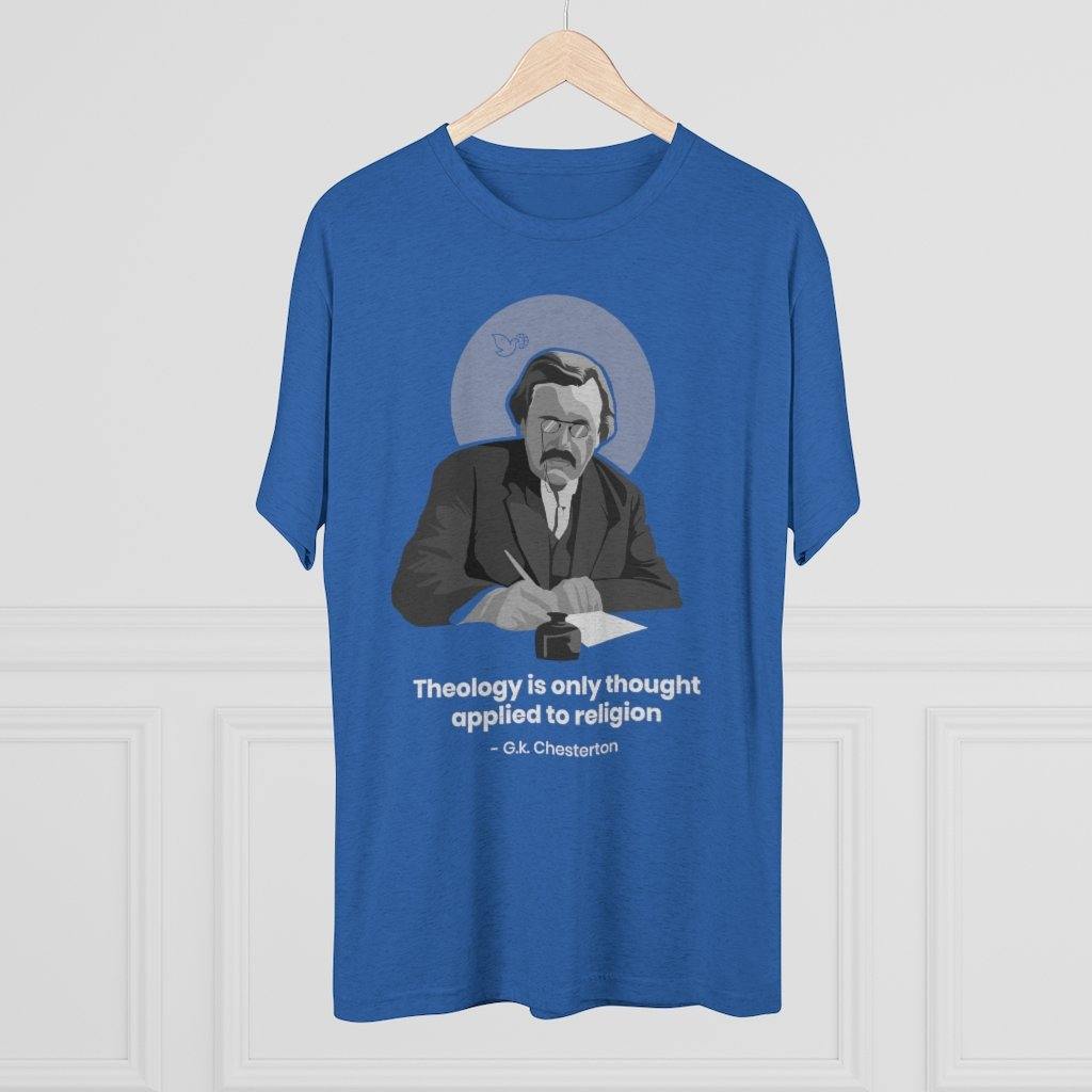 Men's GK Chesterton Premium T-Shirt - CatholicConnect.shop