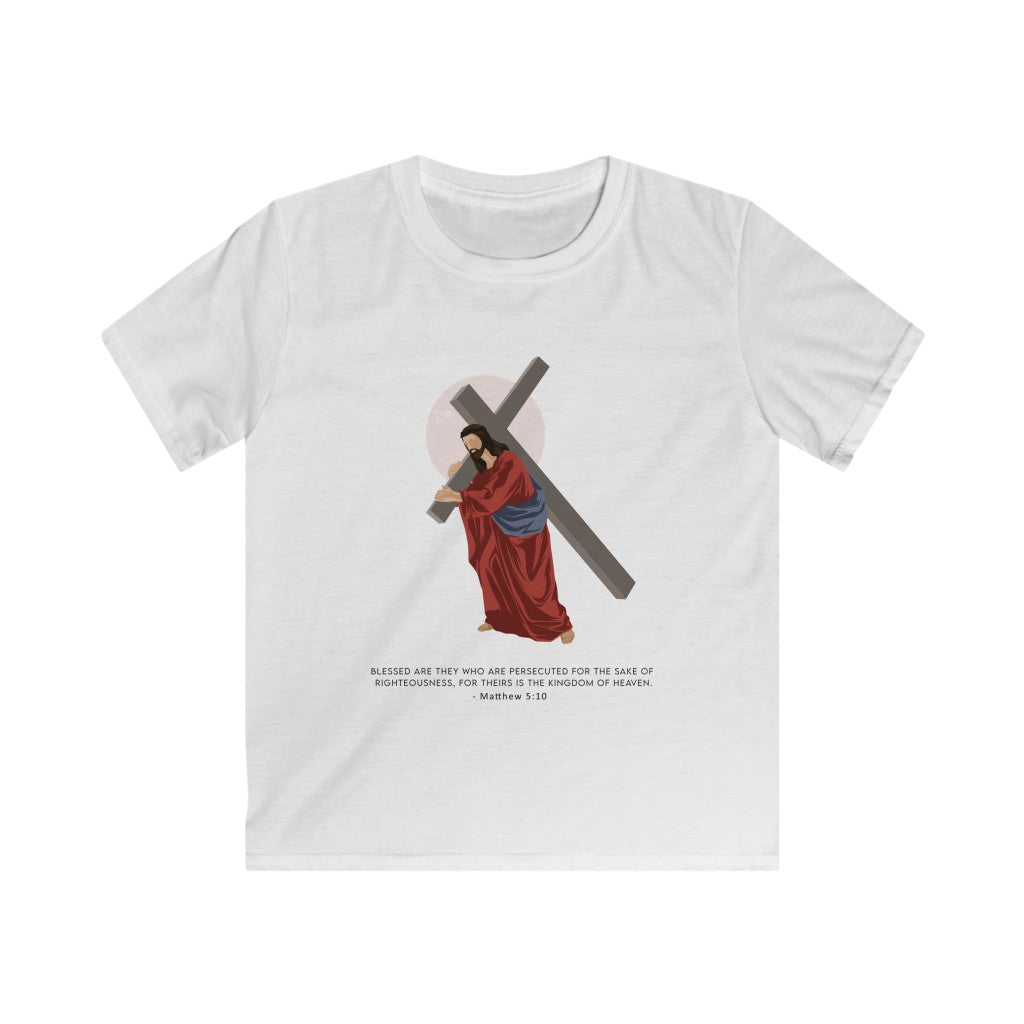 Jesus Christ - Blessed are the persecuted Kids T-Shirt