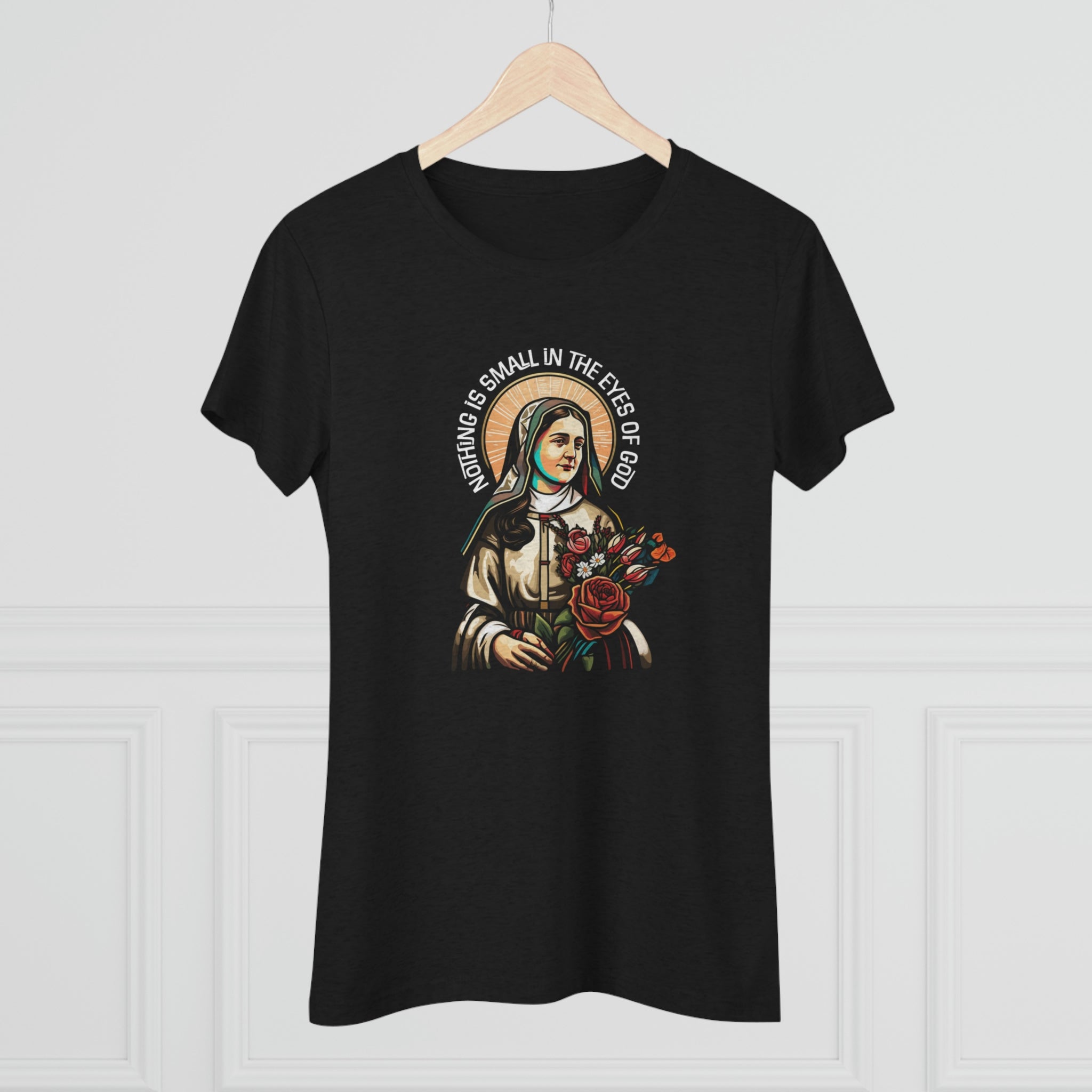 Women's Nothing Is Small Is The Eyes Of God Premium T-Shirt