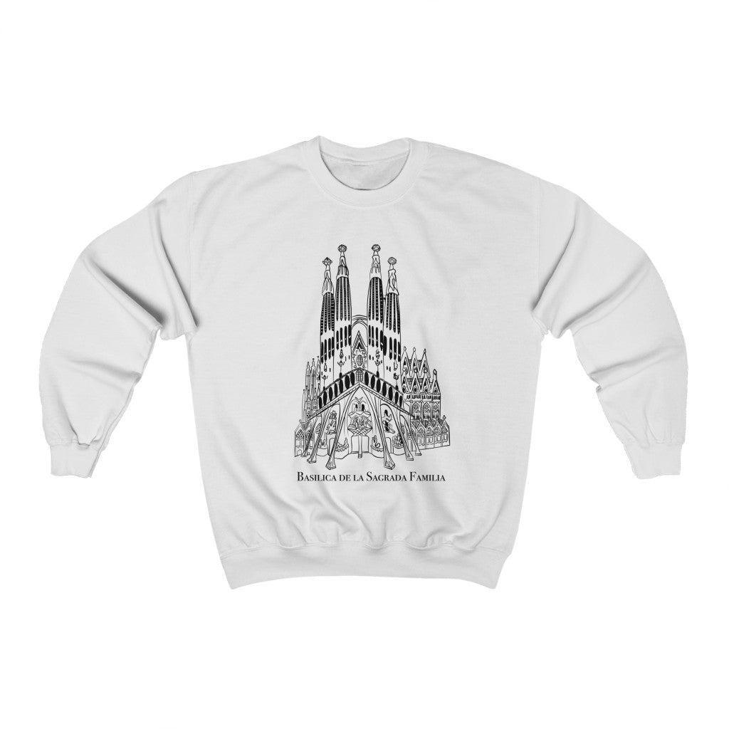 Basilica De La Sagrada Familia Unisex  Sweatshirt
