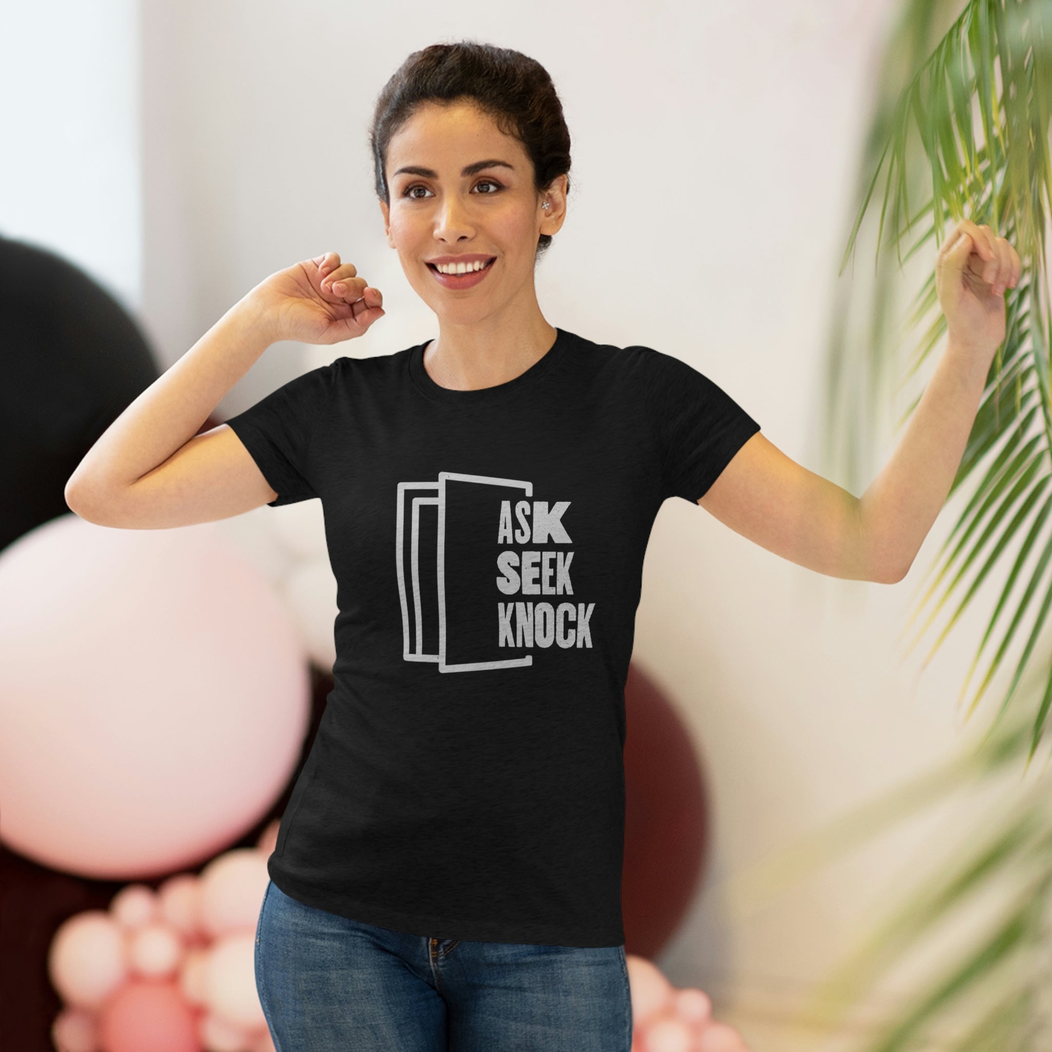 Women's Ask. Seek. Knock Premium T-shirt
