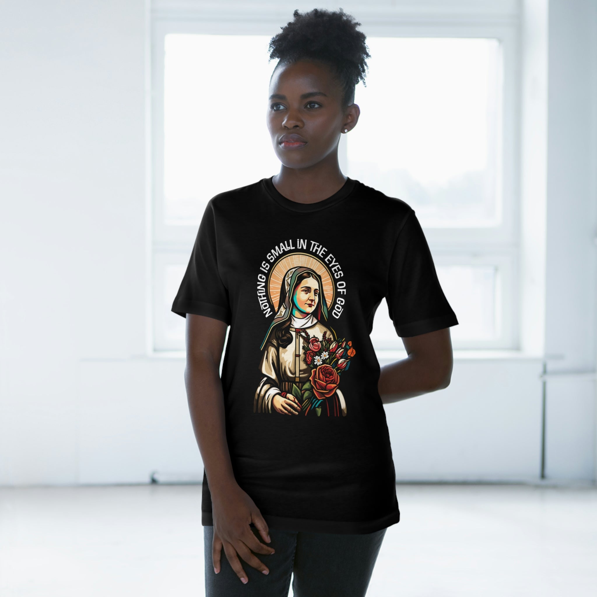 Nothing Is Small Is The Eyes Of God Unisex T-shirt