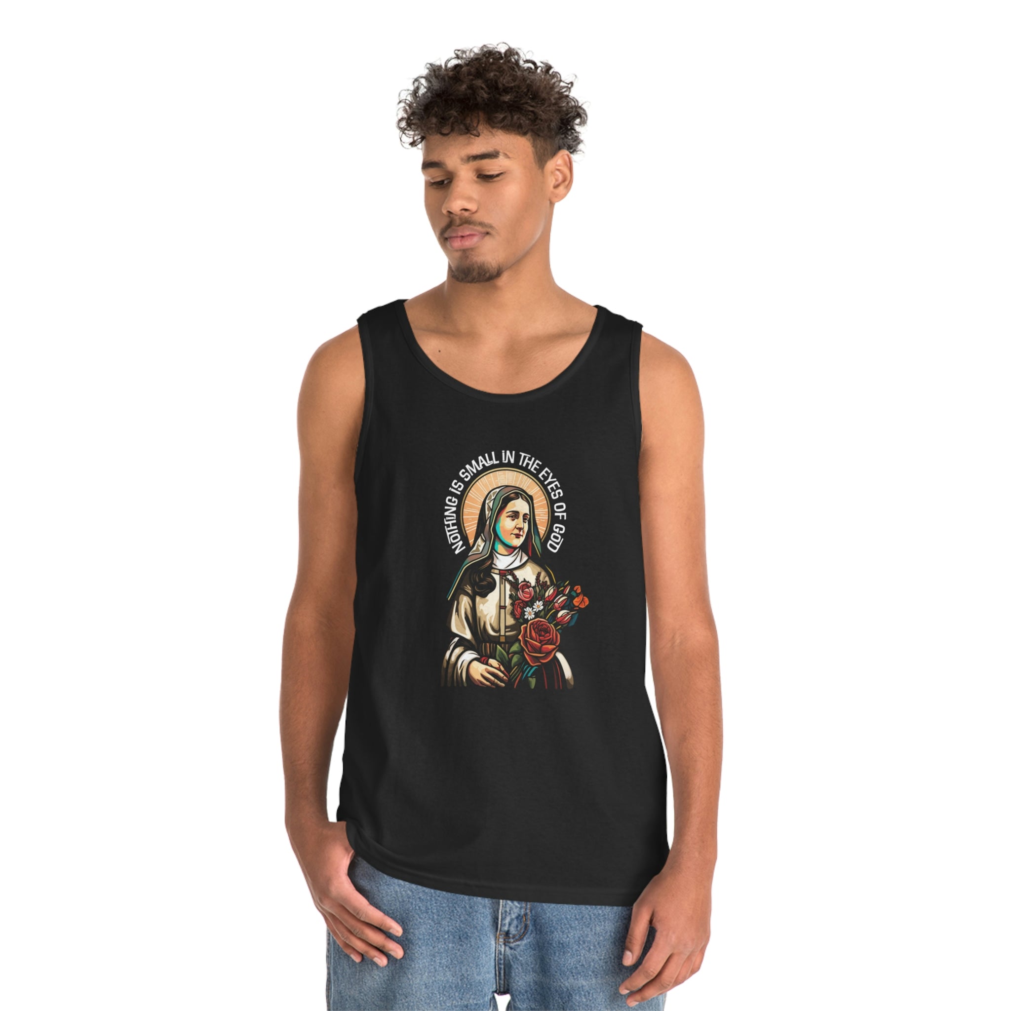 Men's Nothing Is Small Is The Eyes Of God Tank Top