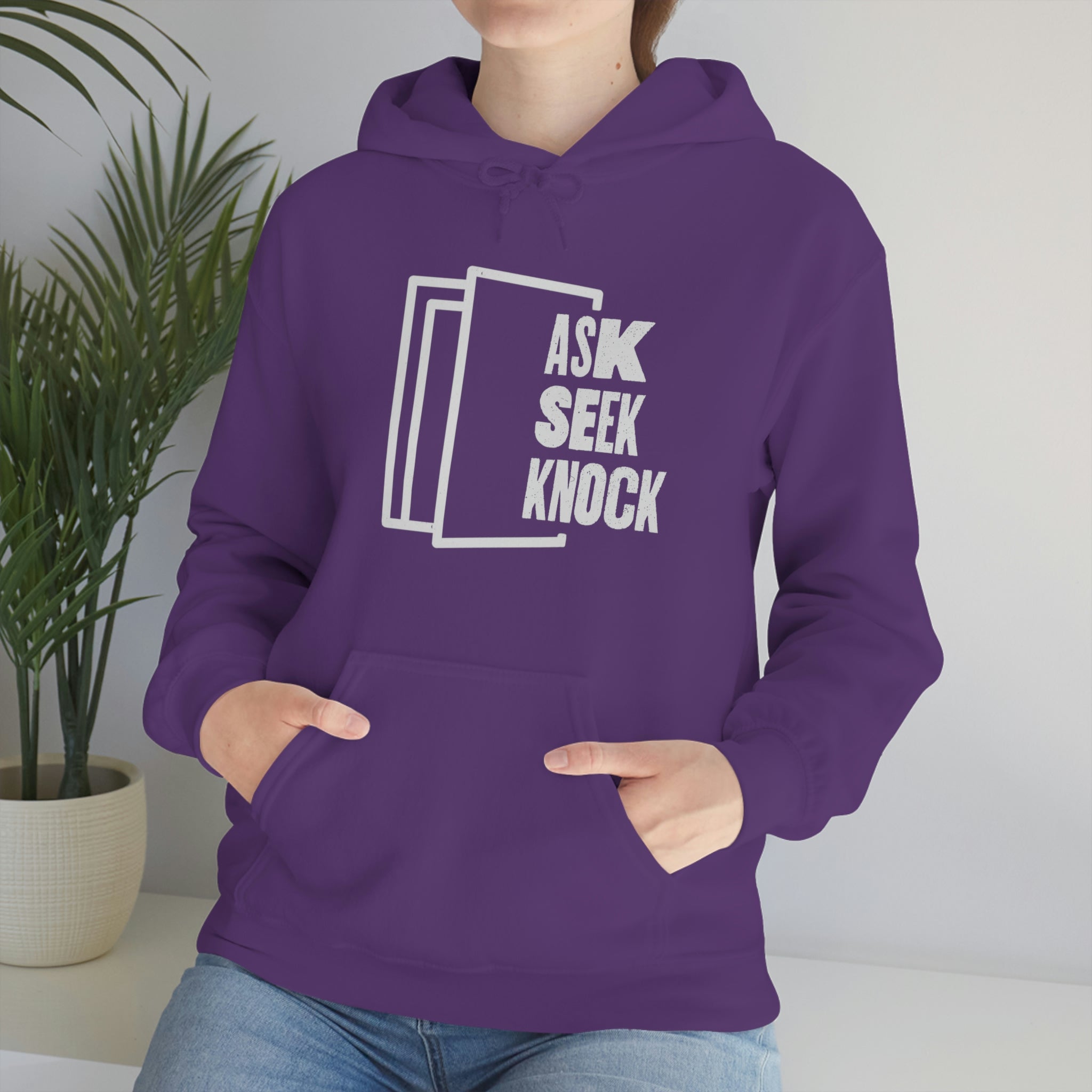 Ask. Seek. Knock Unisex Hoodie