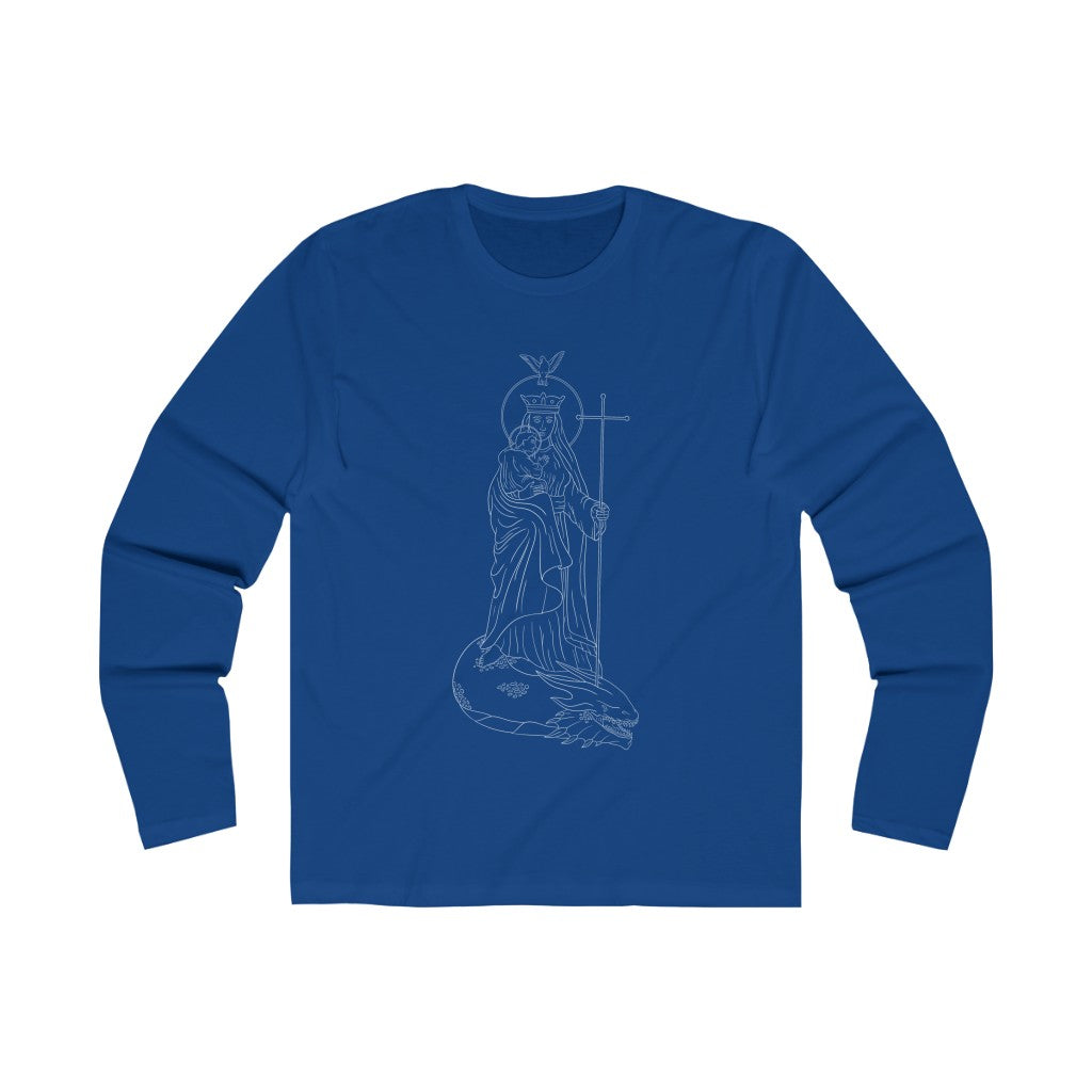 Men's Our Blessed Mother Premium Long Sleeve